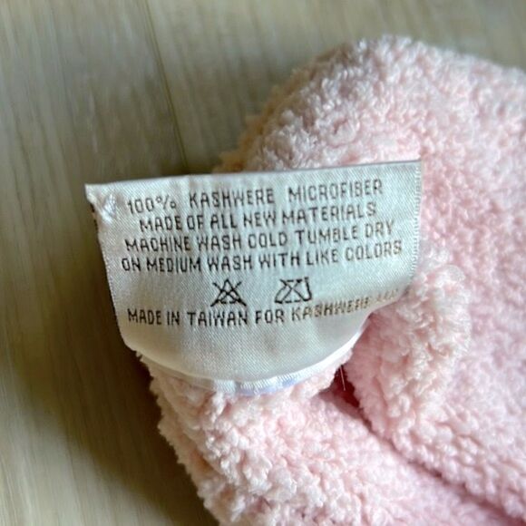 Kasmere Ultra Soft Pink 100% Kashmere Beanie Winter Hat Girls - Picture 3 of 3